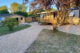 Terreno edificable con casa móvil y chalet - 24700 Ménesplet