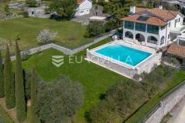 Kastav, luxury villa with swimming pool and panoramic view of the Kvarner Bay