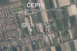 Čepin, behind Hotel Zelenkrov, building plot 4899 m2