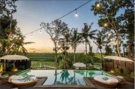 Spectacular Villa in Bali with Rice Field Views and Proximity to Amenities and Gym