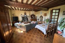 Detached Country Longere Style House with Outbuilding