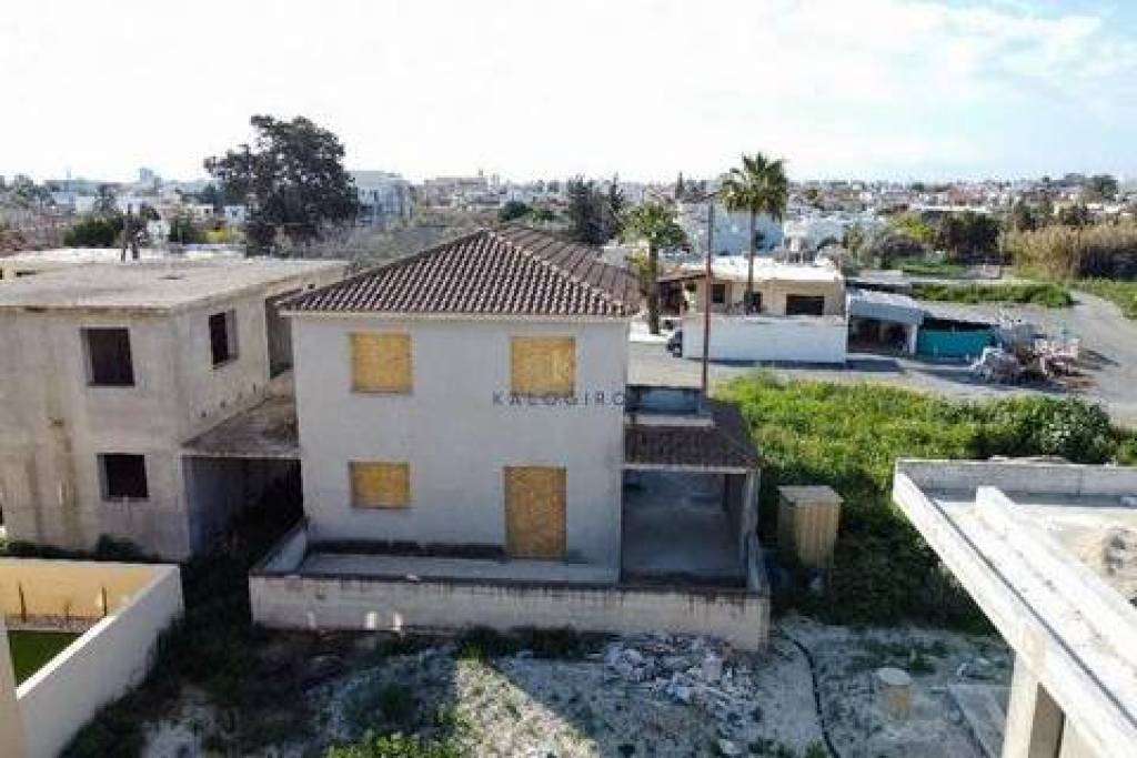 Incomplete, Three Bedroom Detached House for Sale in Livadia area, Larnaca