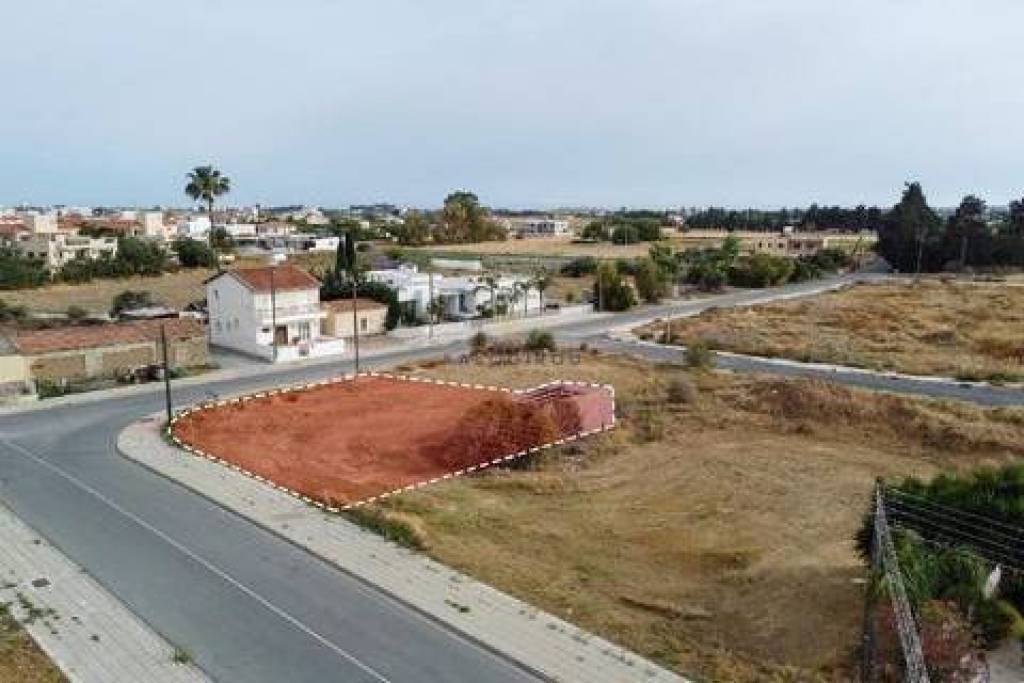 Corner Residential Plot For Sale in Kiti, Larnaca.