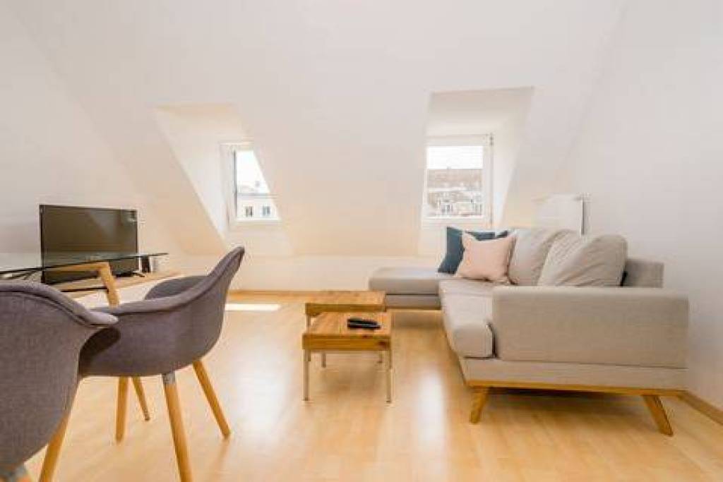 central | cute | calm - wiesbaden attic apartment
