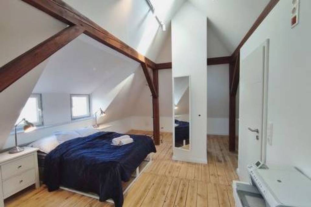 Bedroom in a family-friendly residential area