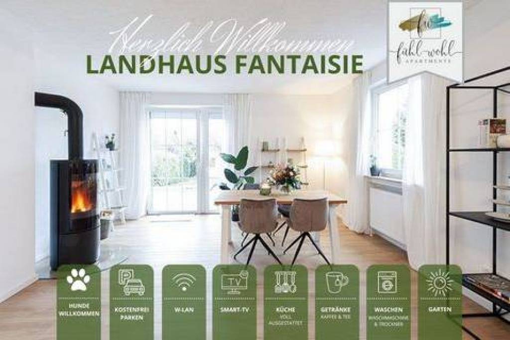 Country house Fantaisie with fireplace and garden near Bayreuth