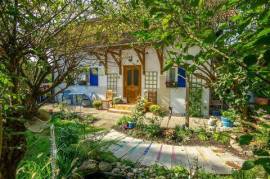 Cozy house with idyllic garden