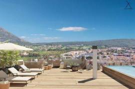 Modern new construction apartment with beautiful far view and community pool in Santa Ponsa