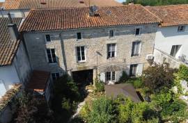 Aigre : Spacious Town House With Private Gardens and Barns - €249,950