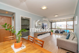 Beautiful apartment, for sale, furnished, 84m2, 3 bedrooms, 1 suite, 1 bathroom, 1 parking space, near Zaffari, Santana, Poa/ RS