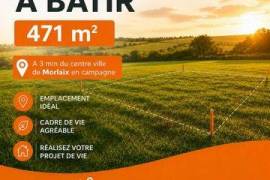 Terrain à bâtir à la campagne aux portes de Morlaix