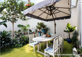 Lisbon - Principe Real and Liberdade magnificent T1 completely renovated with 22m2 of terraces