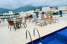 Luxury Apartment with 2 Suites and Gourmet Balcony Sea Front | Itaguá neighborhood, Ubatuba