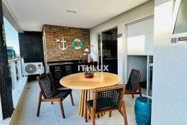 Luxury Apartment with 2 Suites and Gourmet Balcony Sea Front | Itaguá neighborhood, Ubatuba