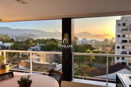 Luxury Apartment with 2 Suites and Gourmet Balcony Sea Front | Itaguá neighborhood, Ubatuba