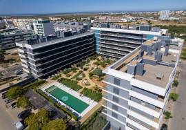 Modern 2 Bedroom Apartment for Long Term  Rental - with Pool and Garage | Lux Garden - Lejana | Near Forum Algarve and Airport