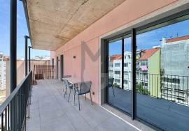 1-bed apartment with terrace for rent