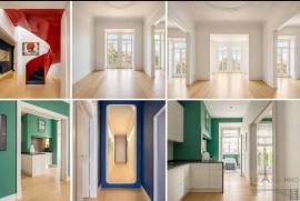 A French Art of Living in the Heart of Lisbon – Architect's Duplex between Estrela and the Parliament