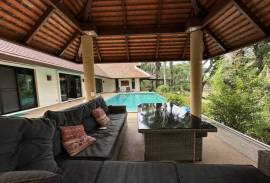 Baan Bua - Secluded and Secure Three Bedroom + Office Room Pool Villa for Long-Term Rent in Nai Harn
