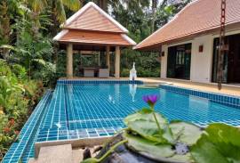 Baan Bua - Secluded and Secure Three Bedroom + Office Room Pool Villa for Long-Term Rent in Nai Harn