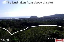 Sea View Land 13.9 Rai For Sale in Layan Sea View Land 13.9 Rai For Sale in Layan