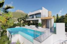 Villa design de 6 chambres à Calpe, avec piscine privée et vue sur la mer, située à seulement 1 km de la plage.