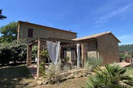 Stone farmhouse with pool