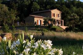 Stone farmhouse with pool