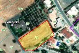 Excellent Plot of land for sale in Anglisides Larnaca