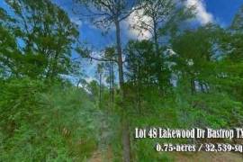 Serene Wooded Property outside of Bastrop - Lot 48 Lakewood Dr Bastrop TX 78602 Lot 48 Lakewood Dr, Bastrop, Texas 78602
