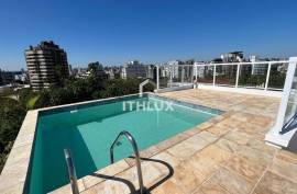 Triplex Penthouse, 367 m², for sale, 4 bedrooms, 1 suite, semi furnished, 4 parking spaces, park, windmills, POA/RS.