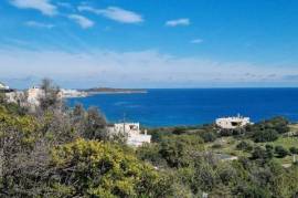 Seaview plot near town and beaches, with build. pre-approval