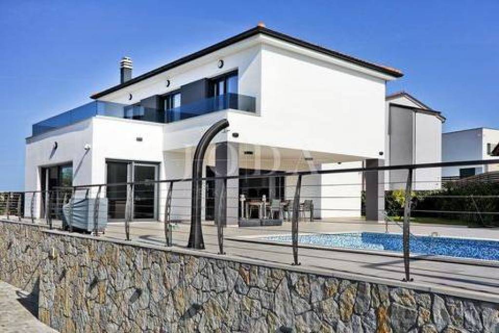 Modern villa with sea view - Malinska, Krk Island