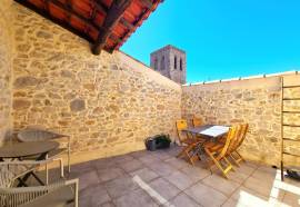 Charming Village House Sold Furnished With 2 Bedrooms, Cellar And Terrace With Beautiful View.
