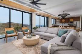 Casa Olas: Brand New, Modern Home with 5 Bedrooms and Flex Space, Exquisite Details and Stunning Ocean Views In Gated Community!
