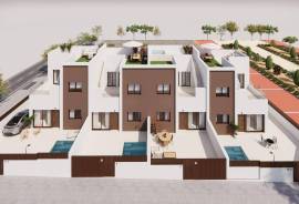 Villas modernes nouvellement construites avec piscine privée en option à Pilar de la Horadada