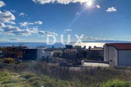 RIJEKA, TRSAT - BUILDING LAND WITH SEA VIEW FOR A FAMILY HOUSE IN A GREAT LOCATION!!! OPPORTUNITY!!!