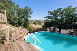 Charming Character House With 140 M2 Of Living Space, Annexe And Garden With Swimming Pool And Views.