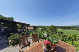 Main House and Two Guest Gites with Pool and Panoramic View