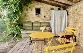 Charmante maison en pierres avec jardin entre Monpazier et Villereal