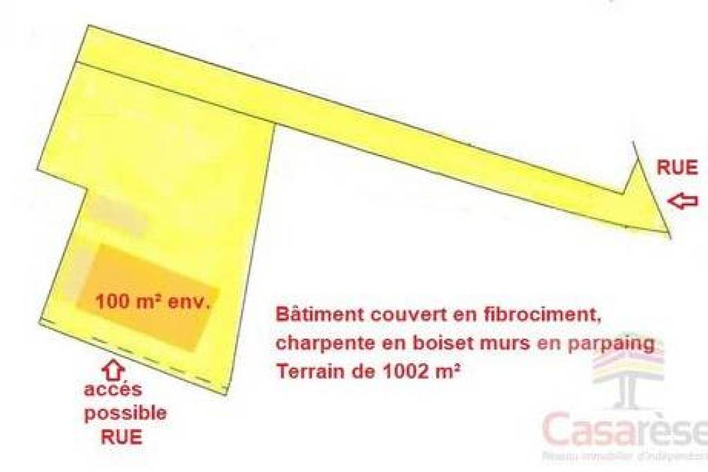 100 m² warehouse