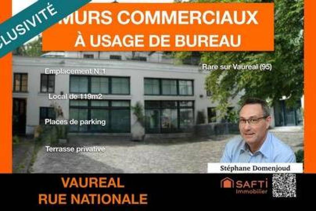 MURS COMMERCIAUX A USAGE DE BUREAUX