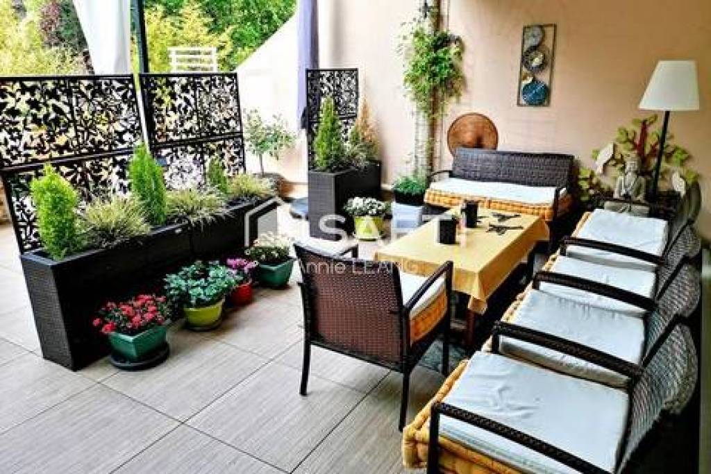 Appartement 4 pièces avec 3 terrasses plein sud, sans vis-à-vis, à deux pas du train H et du lac d’Enghien.