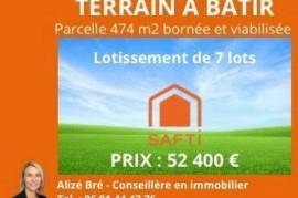 Terrain à bâtir de 474m2