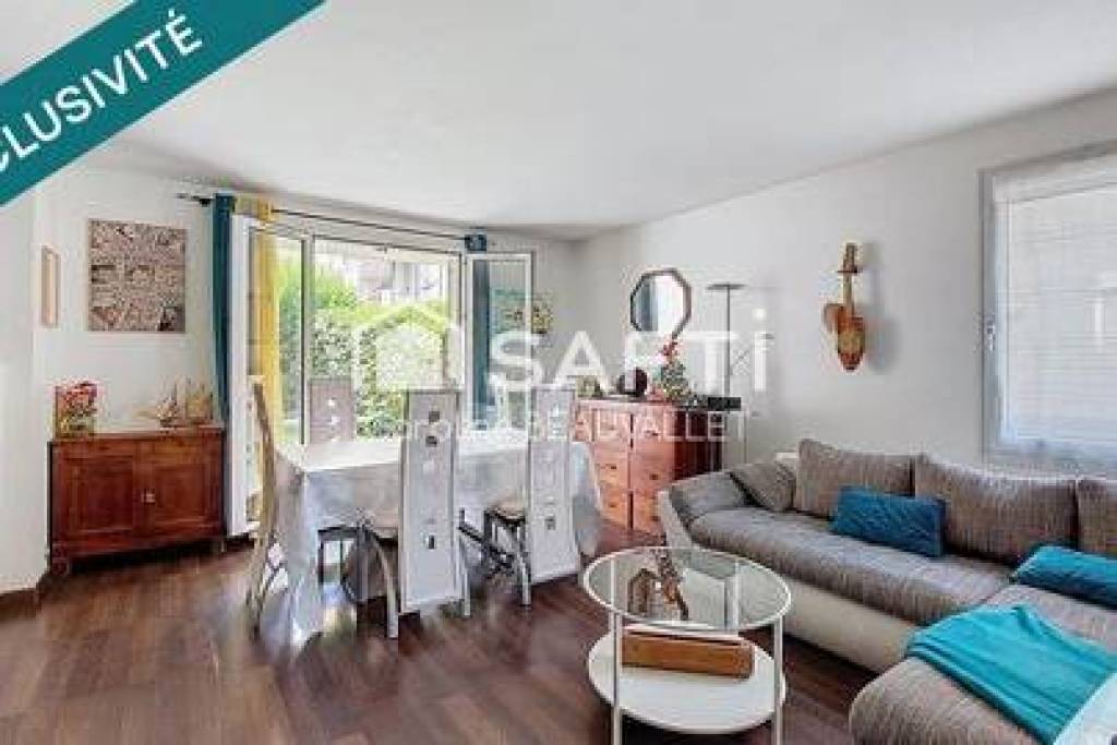À vendre – Appartement 3 pièces avec jardin, cave et 2 places de parking – Massy