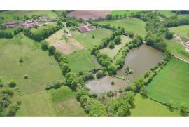 For Sale, House, Gite, Barn and Lake - Abzac in the Charente