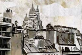 A Room with a View in Paris with View of Sacre-Coeur