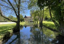 Former Water Mill with River and Land