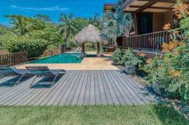 Azul Paraiso 11B: Ocean-View Condo with Terrace & Shared Pool, Walk to Playa Ocotal