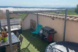 A Lovely Village House, Converted Into Two Flats, With A Terrace, Views And A Courtyard With A Swimming Pool.